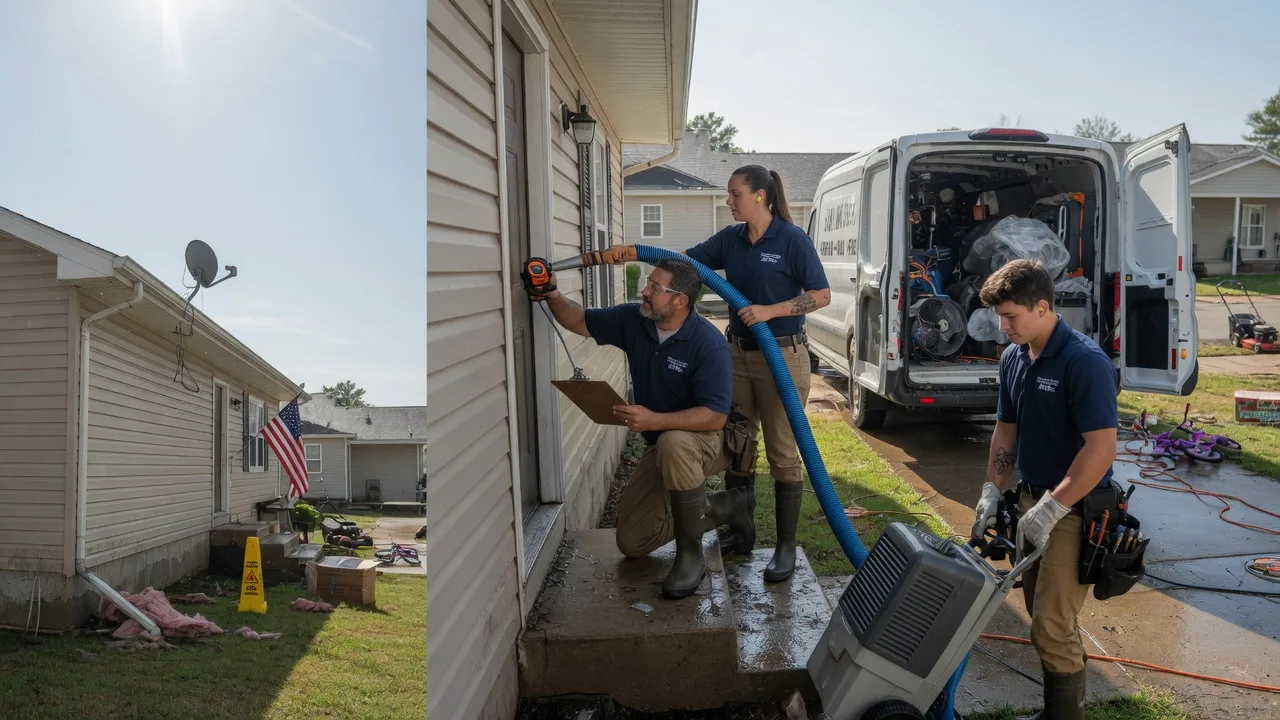 Ceiling Water Damage Restoration in Stendal, IN near me