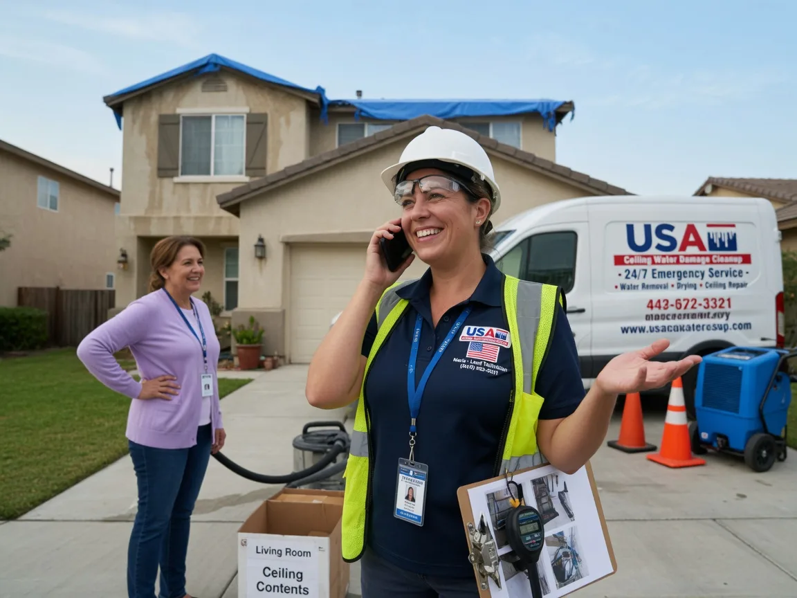 Ceiling Water Damage Restoration Stendal, IN FAQs